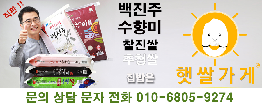 햇쌀가게 수향미 백진주 찰진쌀 여리향 경기미 햅쌀 선물 추천
